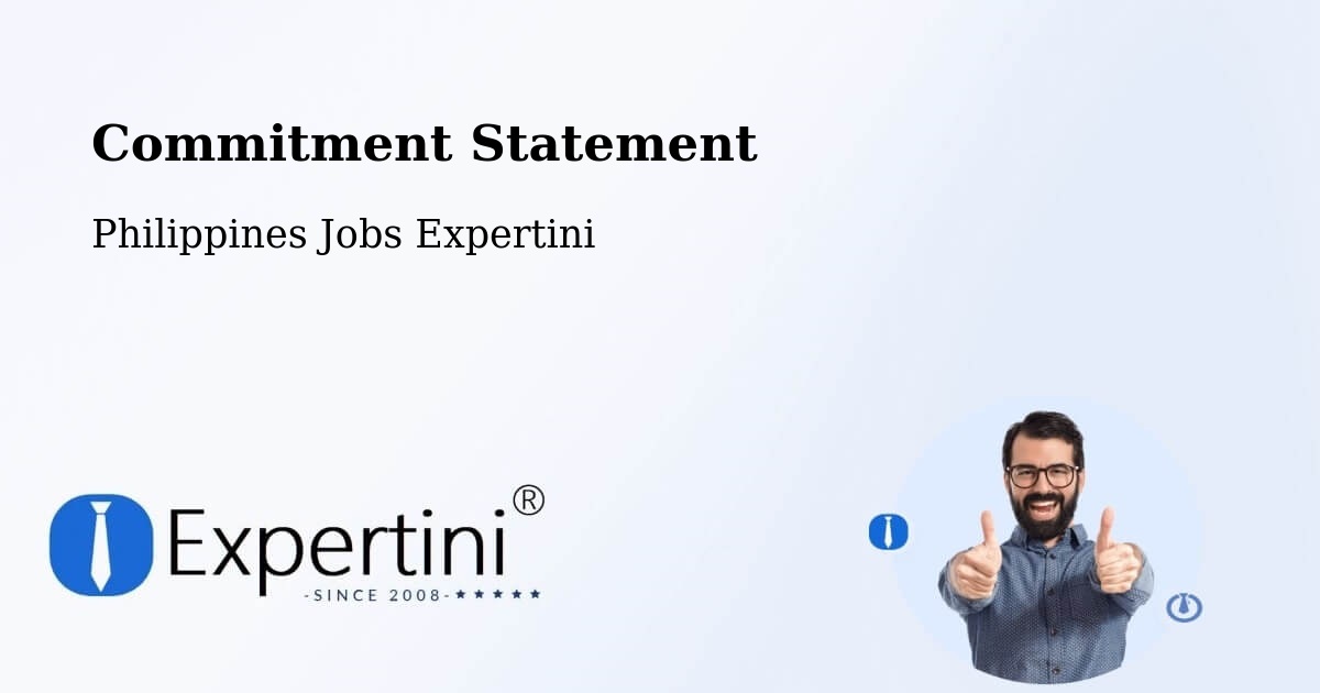 Corporate Commitment – Manolo Fortich - Philippines Jobs Expertini